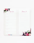 Magnetic Meal Planner / Shopping List - Floral