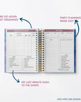 2025 Mum Planner, Diary, Organiser Notebook Bundle- Your Journey Indigenous Art