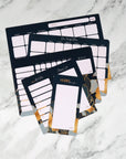 MAGNETIC MEAL PLANNER / SHOPPING LIST - NAVY