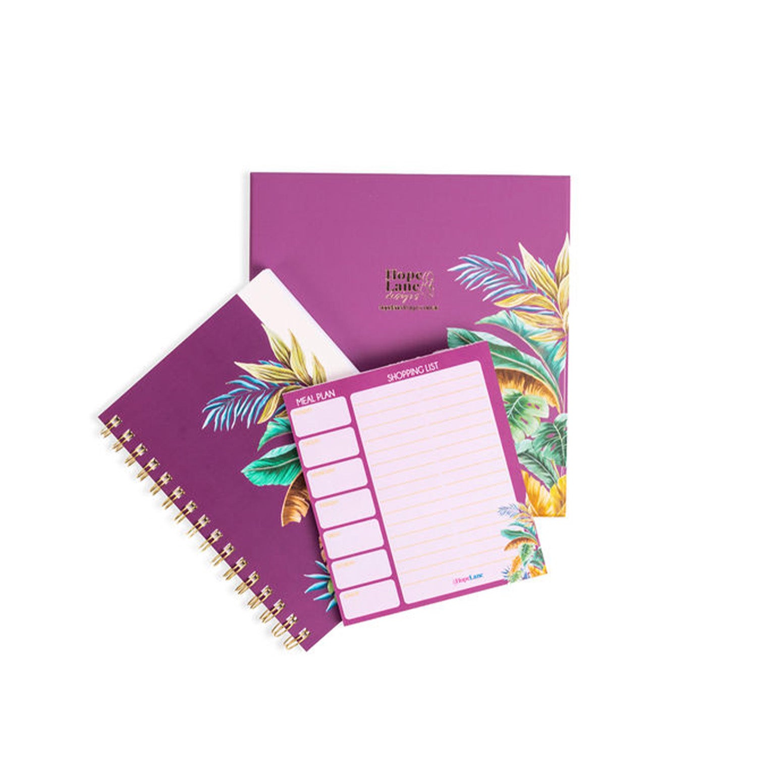 Meal Planner / Shopping List - Boho Paradise