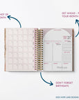 2025 Mum Planner, Diary, Organiser - Paint Me Pink